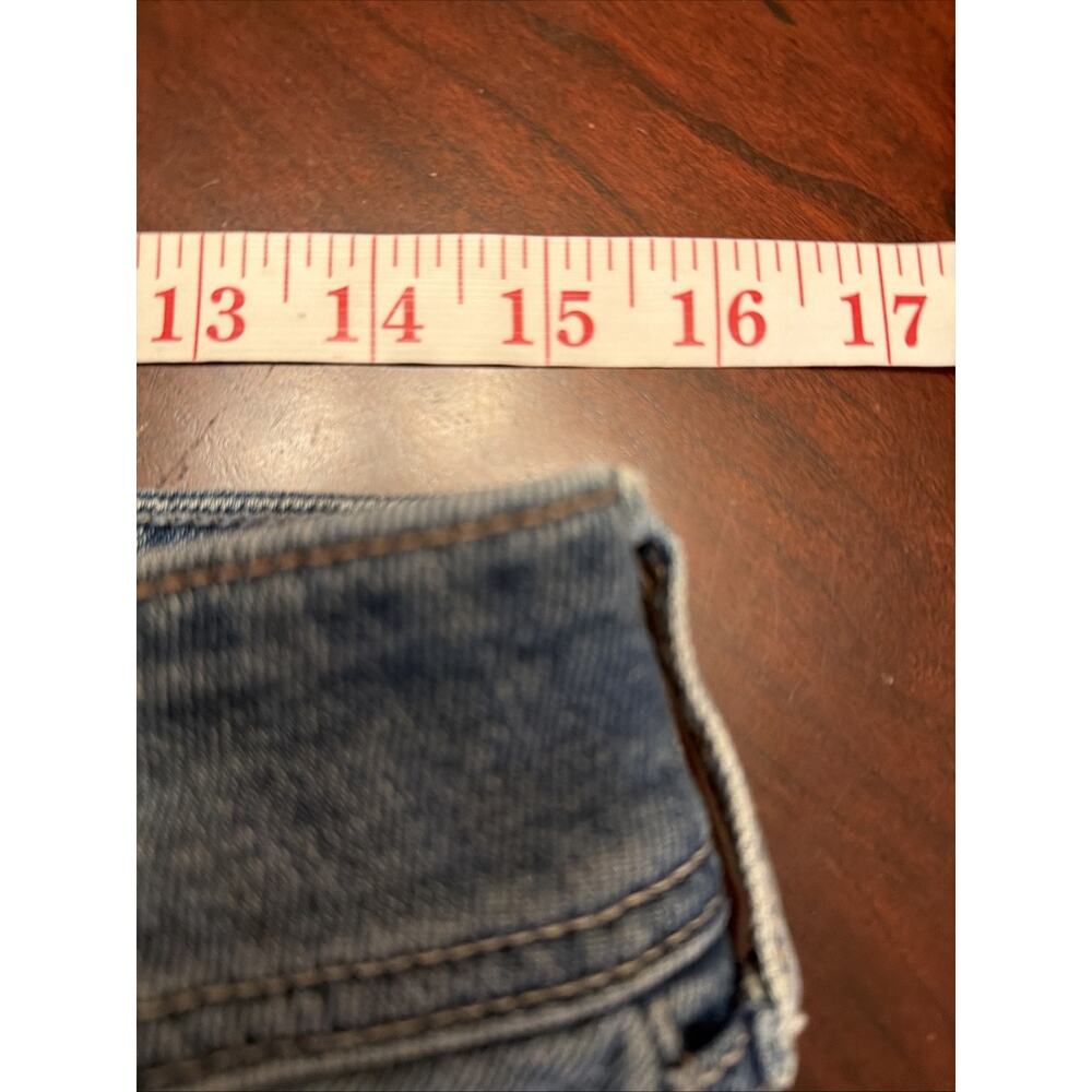 Hollister Low Rise Boot Cut Jeans 8R Stretch Waist Embroidery Pockets 29x31 Y2K - Picture 4 of 11